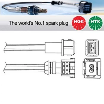 1x NGK NTK Oxygen O2 Lambda Sensor OTA4N-5A1 OTA4N5A1 (1755)