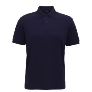 Asquith & Fox Mens Super Smooth Knit Polo Shirt (2XL) (Navy)