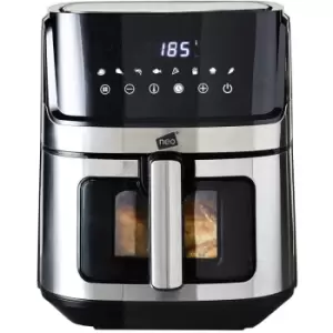 Neo Direct - Neo Black Electric 6.5L Digital Air Fryer with Glass Viewing Window