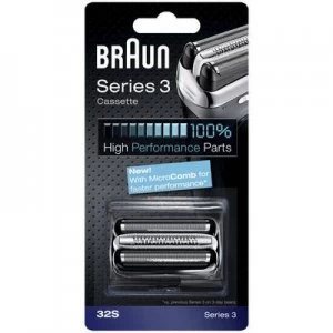 Braun 32S Foil head Silver 1 Set