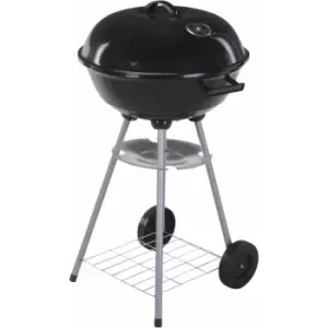 Progarden - Kettle Barbecue on Wheels 46cm Black Black