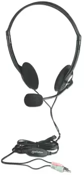 Manhattan Stereo On-Ear Headset (3.5mm), Microphone Boom, In-Line...