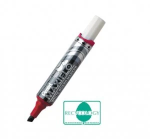 Pentel Maxiflo Whiteboard Marker Chisel Tip Red PK12