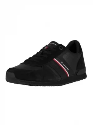 Iconic Runner Leather Mix Trainers