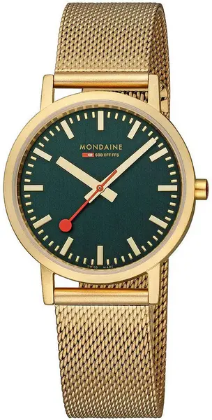 Mondaine Watch Classic Forest Green - Green MD-440