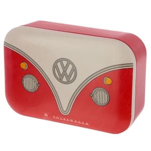 Bamboo Composite Volkswagen VW T1 Camper Bus Red Reusable Lunch Box