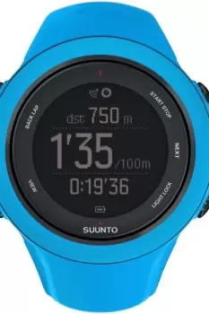 Mens Suunto Ambit 3 HR Bluetooth GPS Chronograph Watch SS020679000