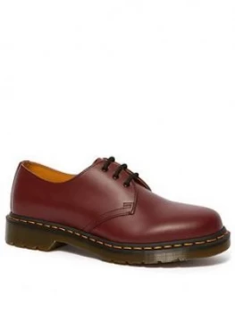 Dr Martens 1461 3 Eye Shoes - Cherry Red , Cherry Red, Size 9, Men