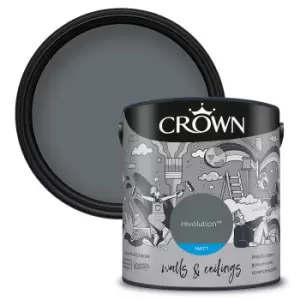 Crown Matt Emulsion Paint Revolution - 2.5 litres