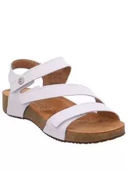 Josef Seibel Tonga 25 Flat Sandals - White, Size 7, Women