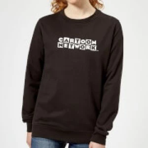 Cartoon Network Logo Womens Sweatshirt - Black - XS