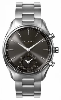 Kronaby 43mm SEKEL Bluetooth Black Dial Stainless Steel Watch