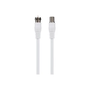 Maplin Satellite & Cable Extension F Plug Male to F Plug Female Cable 3m