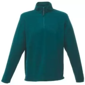 Professional MICRO Half-Zip Fleece mens Fleece jacket in Green - Sizes UK S,UK L,UK XL,UK XXL,UK 4XL