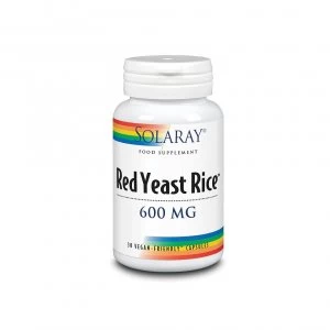 Solaray Red Yeast Rice 600mg Capsules 30 (1502)