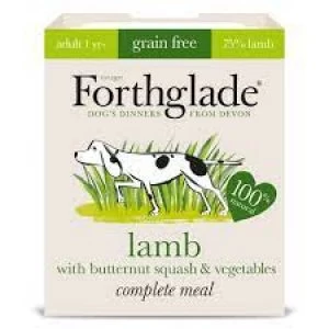 Forthglade Complete Meal Grain Free Adult Dog Lamb 18 x 395g