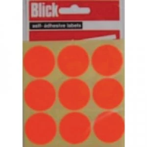Blick Red Coloured Labels in Bags Round 29mm Pack of 720 RS005155
