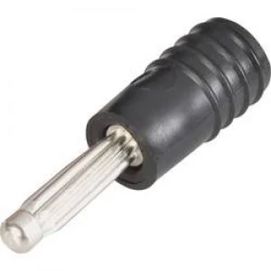 Plug to plug connector 4mm plug 2mm socketBlackSchneppUeS 4020 sw1 pcs