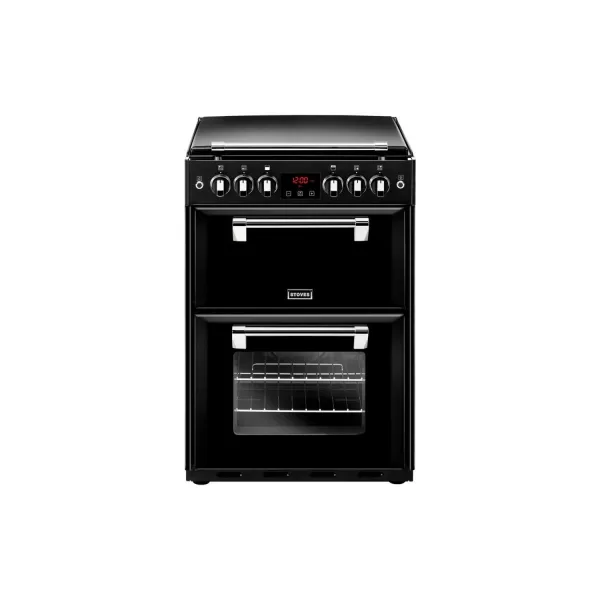 Stoves Richmond600G 60cm Gas Cooker with Full Width Electric Grill - Black - A+/A Rated
