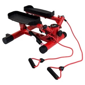 Charles Bentley Sport Hydraulic Twist Stepper With Training Ropes Mini Steps