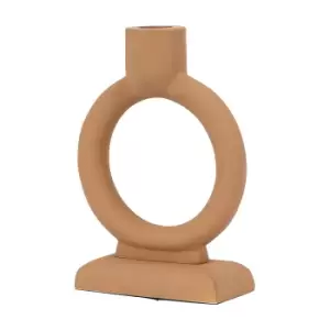 Gallery Interiors Polo Candlestick in Caramel