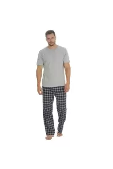 Jersey Check Short Sleeve Pyjama Set