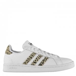 adidas adidas Grand Court Womens Trainers - White/Leopard