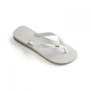 Havaianas Brasil Mens Flip Flops - White 0001