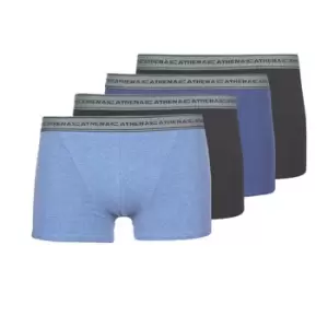 Athena BASIC COTON mens Boxer shorts in Blue - Sizes XXL,S,M,L,XL