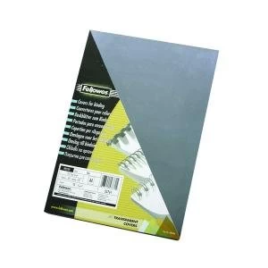 Fellowes Transpsarent Plastic Covers 240 Micron Pack of 100 53762