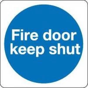 Fire Door Keep Shut 100x100mm S/a Km14as - 5 Pack