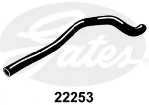 Curved Radiator Hose 640mm X 30 Gates 22253