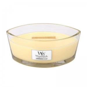 WoodWick Lemongrass and Lily Ellipse Candle 453.6g
