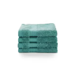 Deyongs Bliss Pima 4 Pack Face Cloth - Seagrass