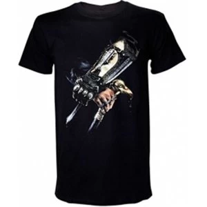 Assassins Creed IV Black Flag Hidden Blade Large T-Shirt