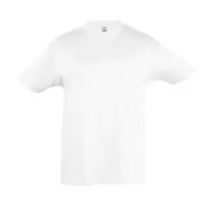 SOLS Kids Regent Short Sleeve T-Shirt (8yrs) (White)