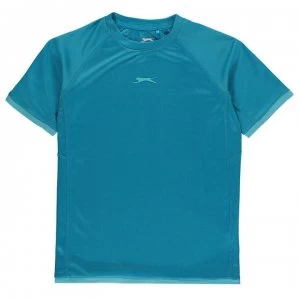Slazenger Court T Shirt Junior Boys - Blue