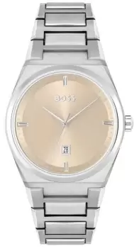 BOSS 1502670 Womens Steer Champagne Dial Stainless Watch