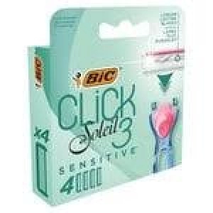 BIC Soleil Click 3 Sensitive Box of 4