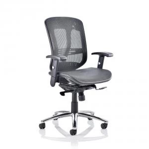 Adroit Mirage II Executive Chair With Arms Without Headrest Mesh Black