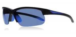 Bolle Breaker Sunglasses Matte Black / Blue ST Polariserade 65mm
