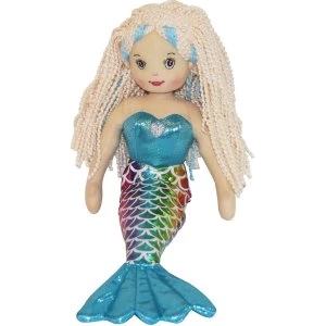 Lucy 18" Mermaid Rag Doll