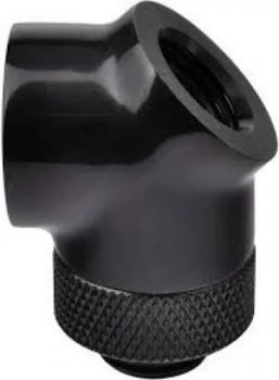ThermalTake Pacific 45 & 90 Degree Rotary Fitting - Black