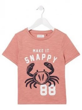 Fat Face Make It Snappy Graphic Tee - Pink, Size Age: 5-6 Years, Women