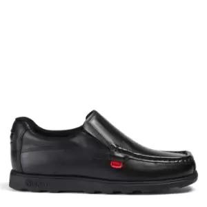 Kickers Fragma Slip On Junior Boys Shoes - Black