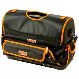Bahco - 4750FB1-19B 470mm Open Tote Tool Bag 19' Hard Base Tool Bag with Cover