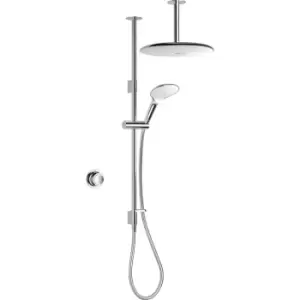 Mira Mode Maxim Thermostatic Digital Mixer Shower High Pressure / Combi Ceiling Fed in Chrome Stainless Steel