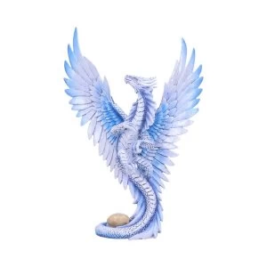 Adult Silver Dragon (Anne Stokes) Figurine