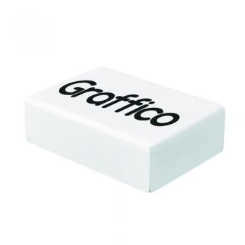 Graffico Plastic Eraser White Pack of 45 EN05992