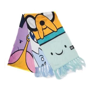 Adventure Time - Characters All-Over Print Scarf - Multi-Colour